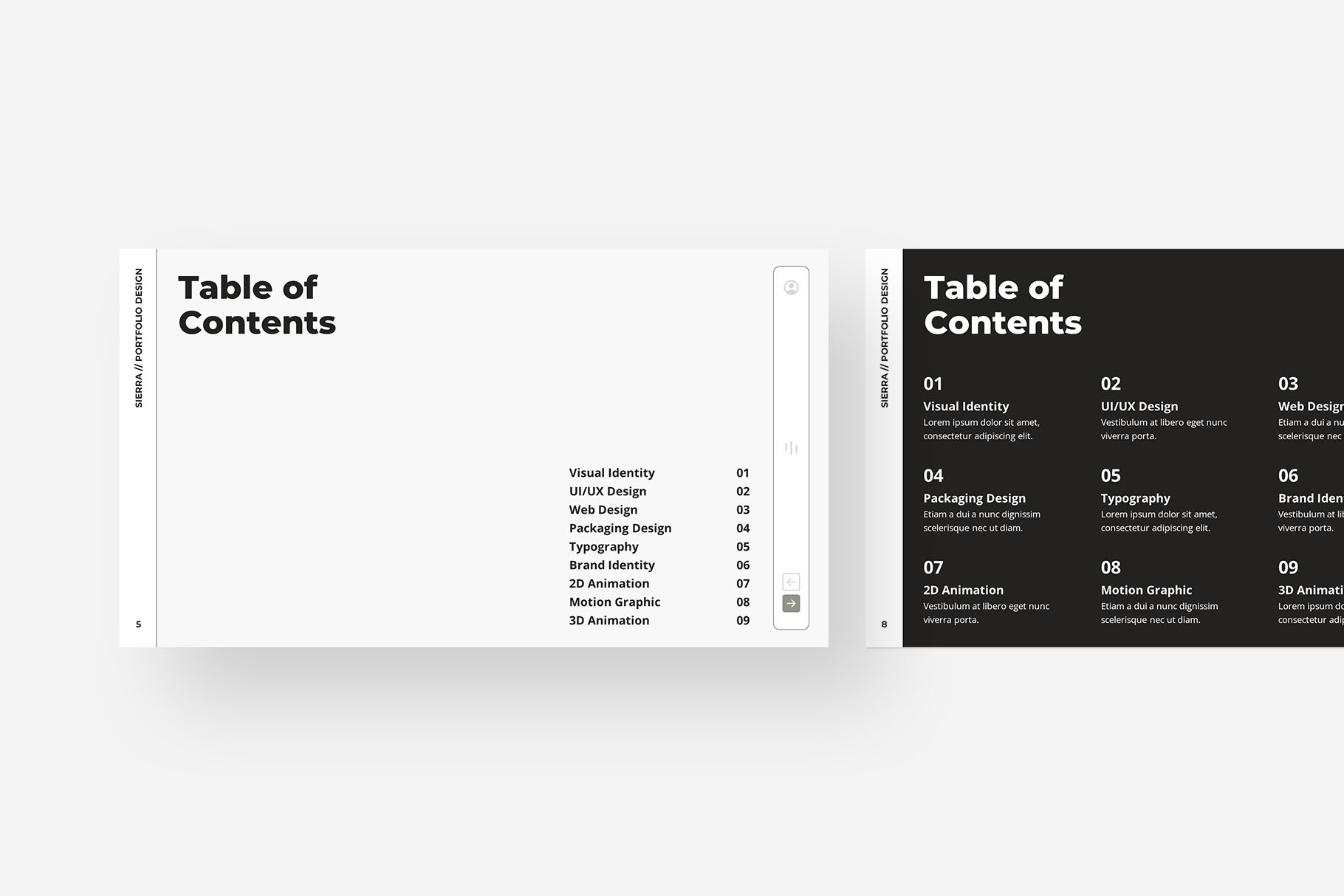 5 Portfolio Presentation Template