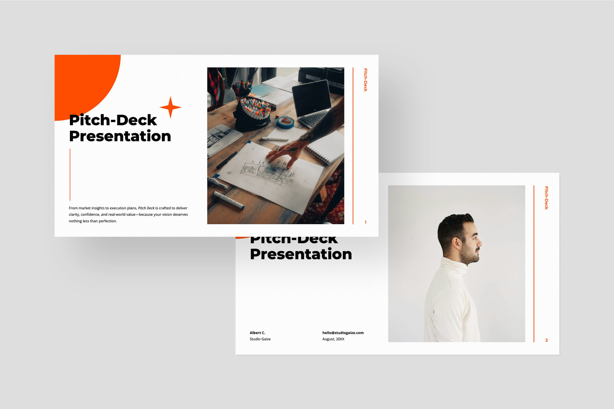 Pitch Deck Template by Studio Gaize - Img 02