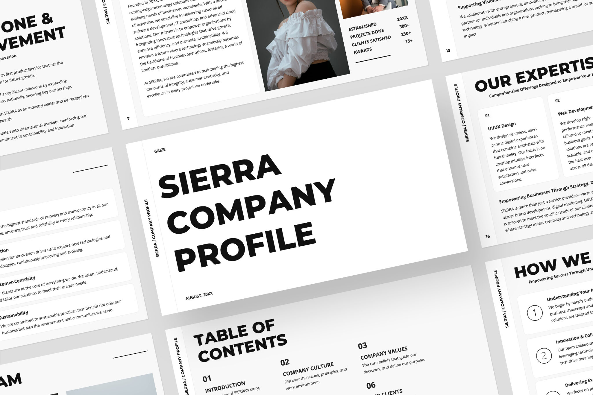 SIERRA Company Profile by Studio Gaize - Img 01